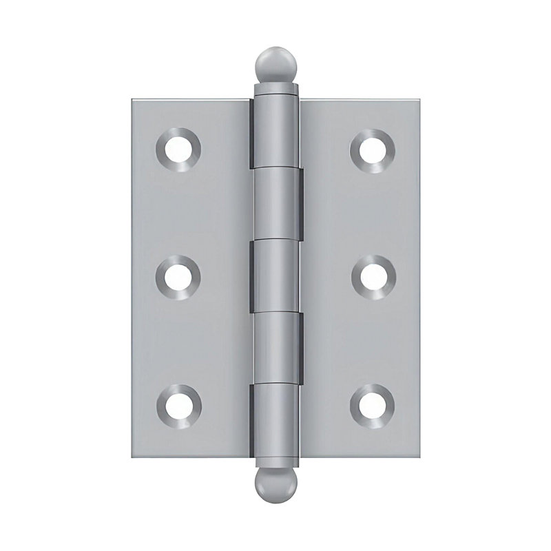 10'' x 10'' Solid Brass Traditional Hinge, Unlacquered Brass, 2.5" H x 2" W