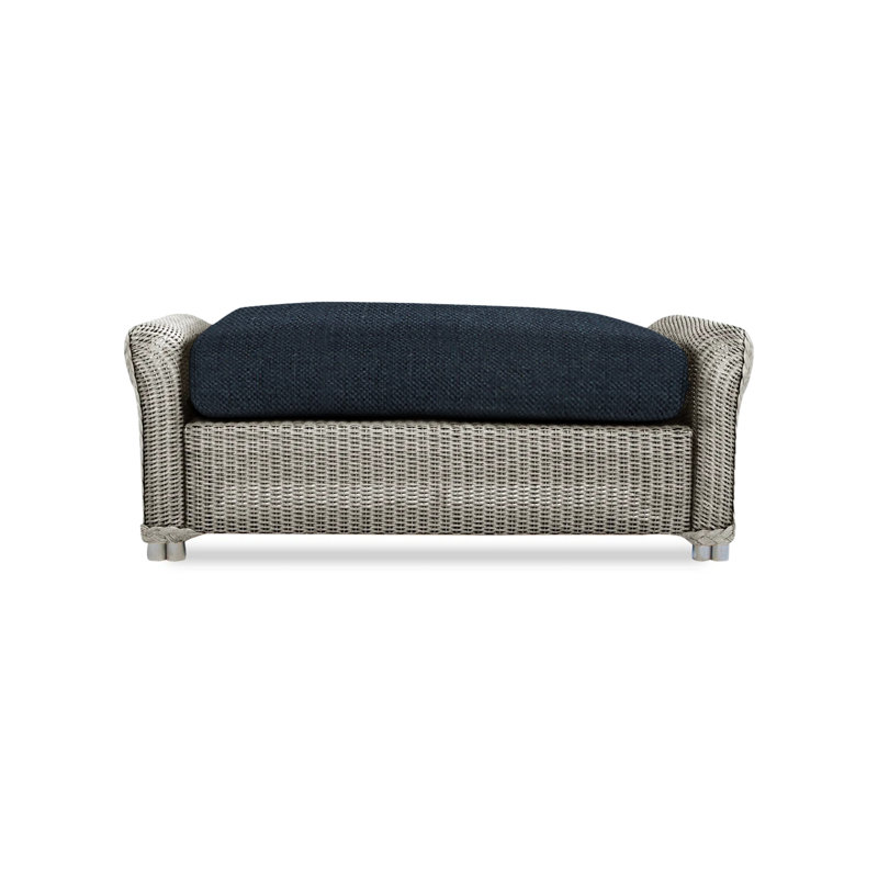 Reflections Outdoor Ottoman, Sandberg Flax, Mink