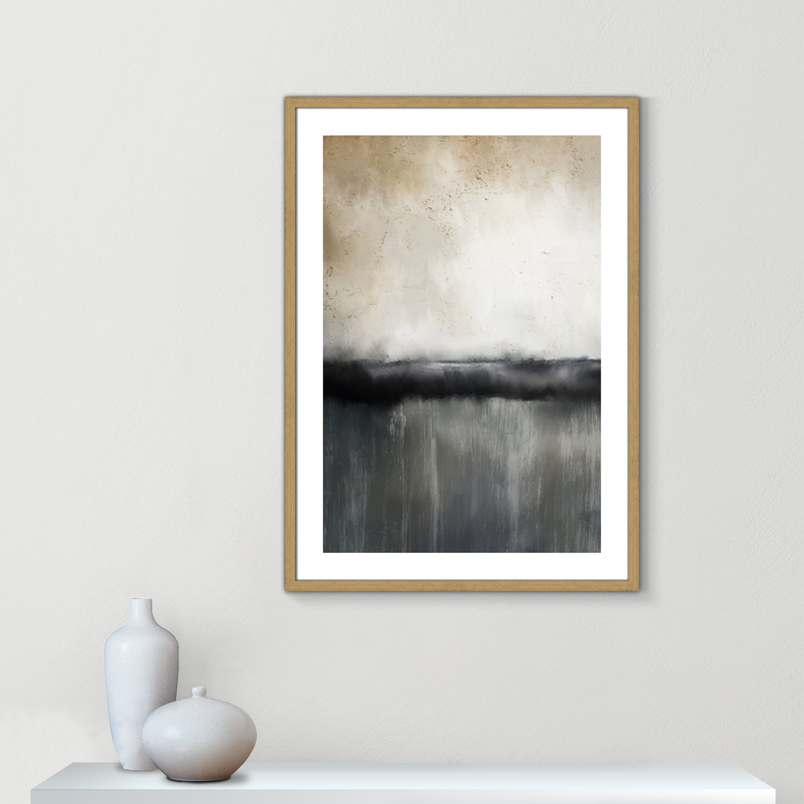 Sunset by Kimberly Allen Print, Picture Framed Paper, 35.5" H x 25.5" W, Gold Bead