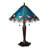23"H Peacock Feather Lace Table Lamp