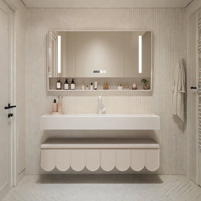 Simple and modern style bathroom cabinet