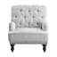 Auguust 34" Traditional Tufted Polyester Accent Chair with Velvet Fabric Upholstery, Nailhead Trim, Button-Tufted Back-940276438