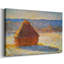 Haystacks in Snow par Monet-Gallery, toile tendue-894717735