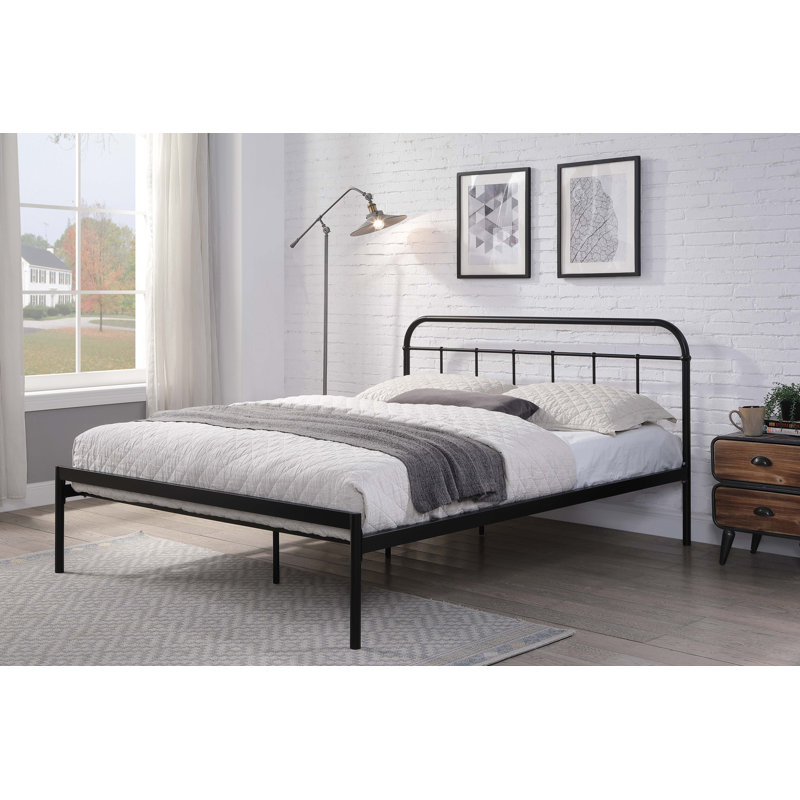 Cofield Bed, Black, Double (4'6), Pocket Memory