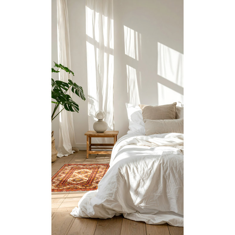 Teimani Beige Rug 3'2" x 3'8"