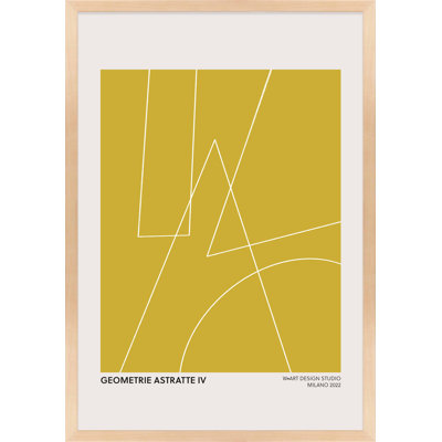 Caila "Geometric Abstraction in Yellow" Print