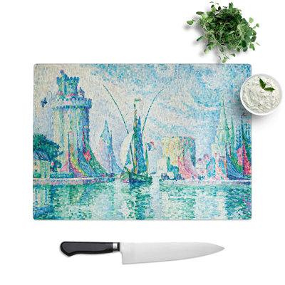 Towers Rochelle by Paul Signac Chopping Board