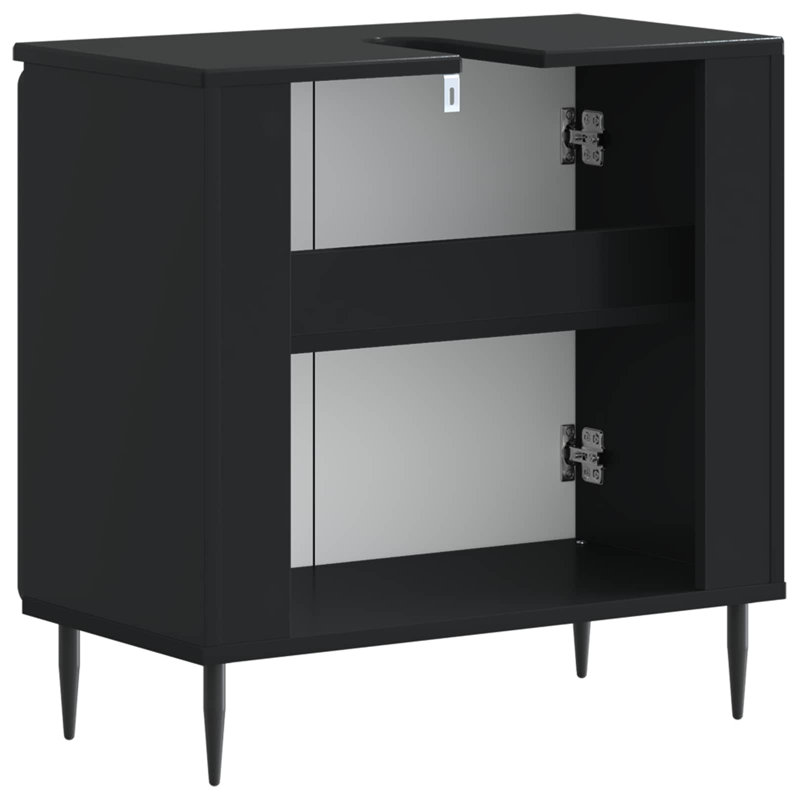 Under Sink Cabinet, Black