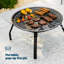 Bumber Round Cast Iron Smokeless Fire Pit