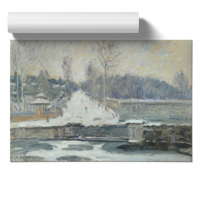 The Watering Place by Alfred Sisley - No Frame Painting