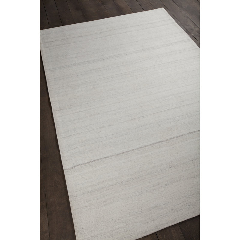 Tapis de zone ivoire cotemporaire datto textured, 7 pi 9 po X 10 pi 6 po