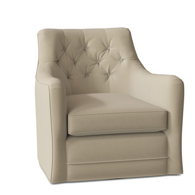 Fauteuil pivotant touffeté l 32 po Emery
