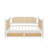 Traditional Style Rattan Twin Size Daybed With 2 Drawers For Limited Space, Guest Room, No Box Spring Needed