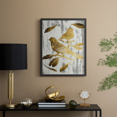 «Christmas Holiday Art LXVI», reproduction d'art encadrée - bois massif