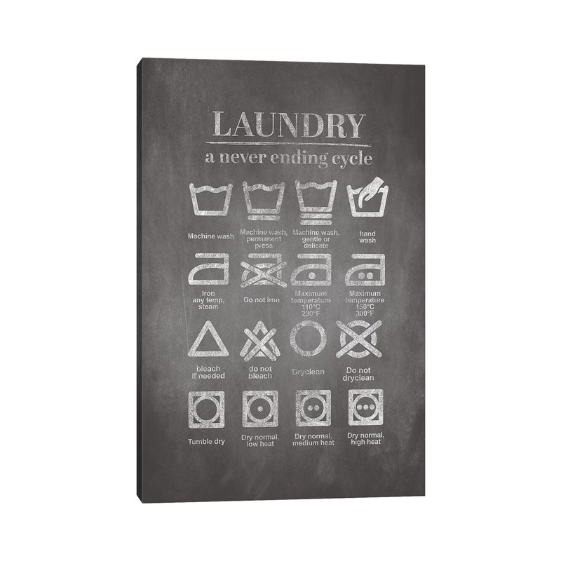 Washing Cycle - Wrapped Canvas Print, 66.04 cm H x 45.72 cm W x 3.175 cm D