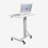Compact technology standing desk with adjustable height