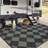 9' x 12' Reversible Outdoor Rug with Carry Bag, Waterproof Plastic Straw Weave, Easy-Clean and Lightweight Design for Patio, RV Camping, and Backyard Use-1084504174