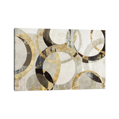 Overlaps by Tom Reeves - Wrapped Canvas Painting