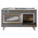ILVE Nostalgie II Noblesse 60 in Dual Fuel Range 7 Burner, Griddle, Frenchtop