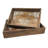 Solid Wood Tray - Set of 2