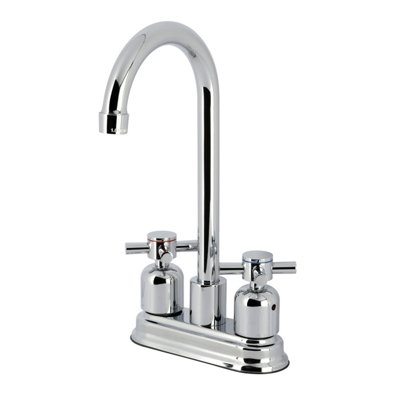 Kingston Brass Concord Two-Handle 2-Hole Deck Mount Bar Faucet