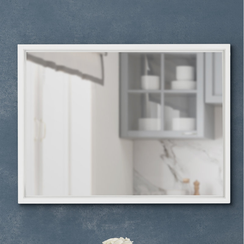 Miroir mural, 24 x 18, Bleu marine