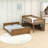 Bunk Bed with Shelving, Color-Changing Lights and Pegboard-149698613-149698612