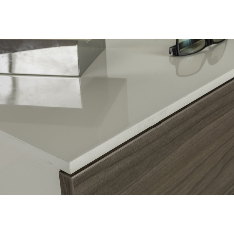 Privilegio 55cm W Manufactured Wood Bedside Table
