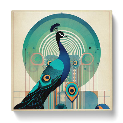 Peacock Bauhaus No.2 - No Frame Print