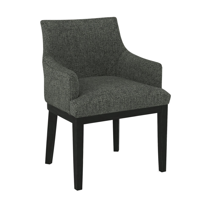 Upholstered Arm Chair, Black, 61703-88