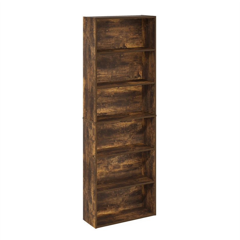 Nakeisha 62.5cm W Standard Bookcase, Amber Pine