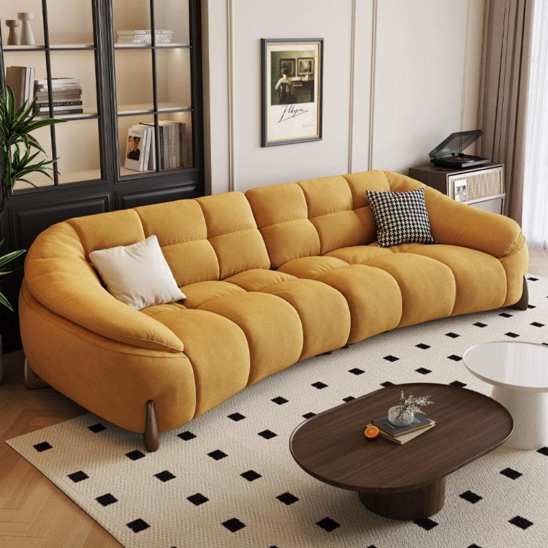 Canapé moderne simple décontracté, Jaune