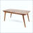 Outdoor Solid Wood Dining Table – 69” Rectangular with Teak Finish