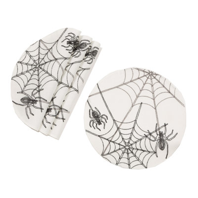 Napperon en toile d’Halloween 16 po
