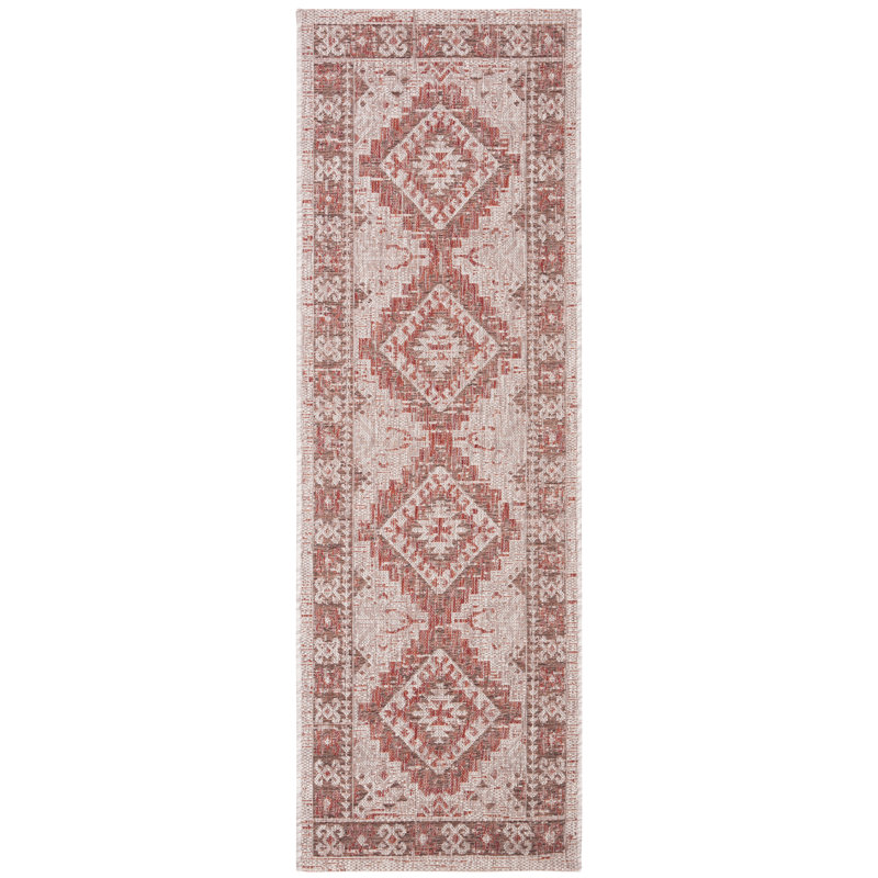 Amarien Performance Southwestern Indoor/Outdoor Area Rug, Runner 2'3" x 6'7"