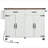 53.5''Farmhouse Kitchen Island With Power Outlet, Kitchen Storage Island With Drop Leaf, Spice Rack And Drawer, Rolling Kitchen Cart On Wheels, For Home, Kitchen And Dining Room-1384915323