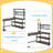 Reversible L-Shaped Desk 55 Inch Computer Desk with Wireless Charging And Shelves Home Office Desk with Storage