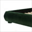 Lit moelleux en velours vert foncé-1475912268