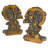 Cyborg Skeleton Bookends