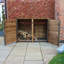 Tappahannock 180cm W x 74.5cm D Solid Wood Log Store-36319338
