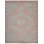 Coral Hand-Knotted Wool Framed Arabesques Geometric Modern Contemporary Carpet Rug