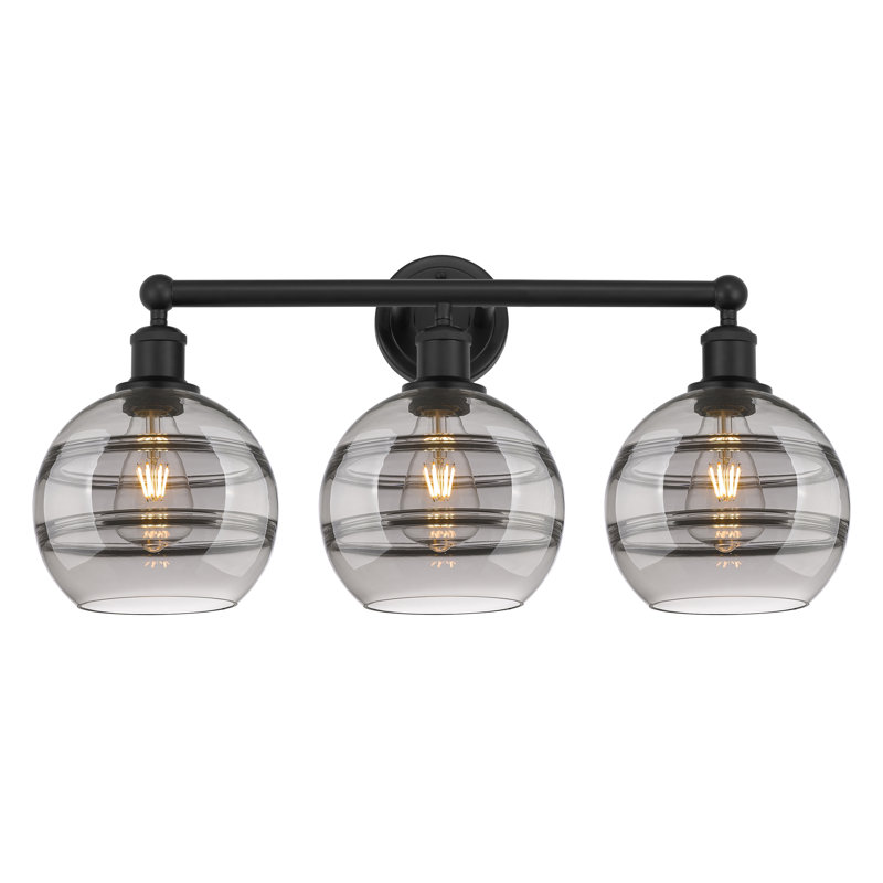 Bienes 3 - Light Dimmable Vanity Light, Light Smoke, Matte Black