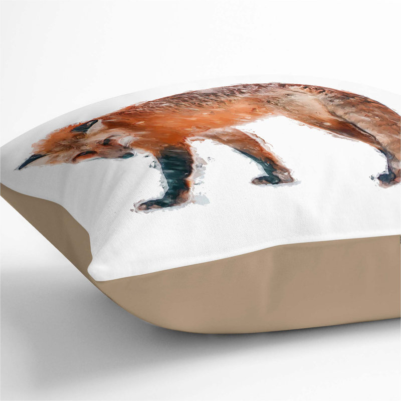 Square Throw Cushion, 40cm H x 40cm W x 15cm D, Stone