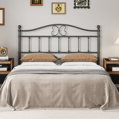 Vintage Metal Queen Headboard by Astoria Grand