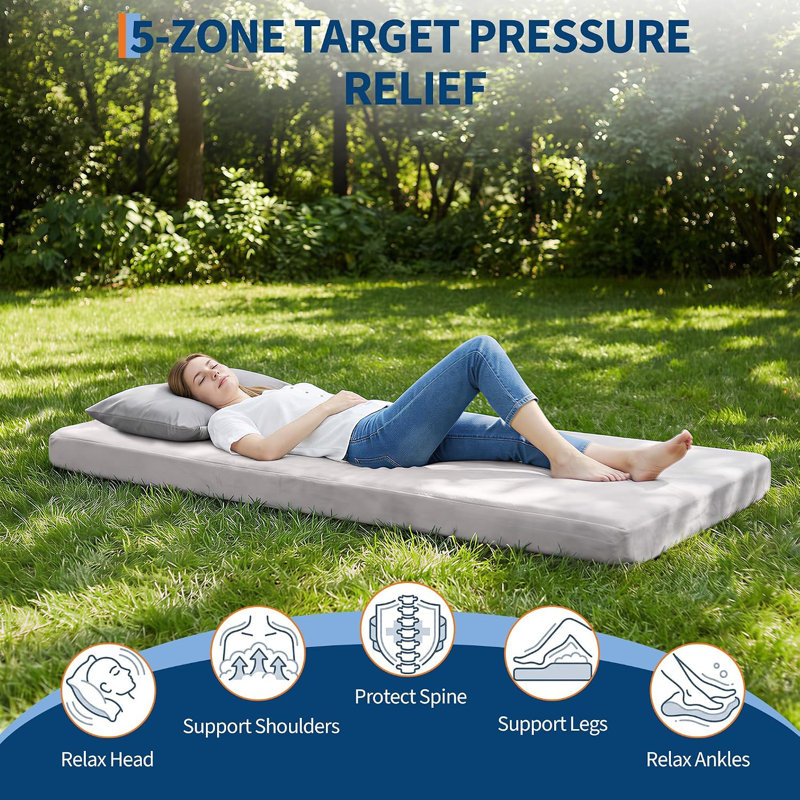 Memory Foam Mattress Topper, Small Single (2'6)