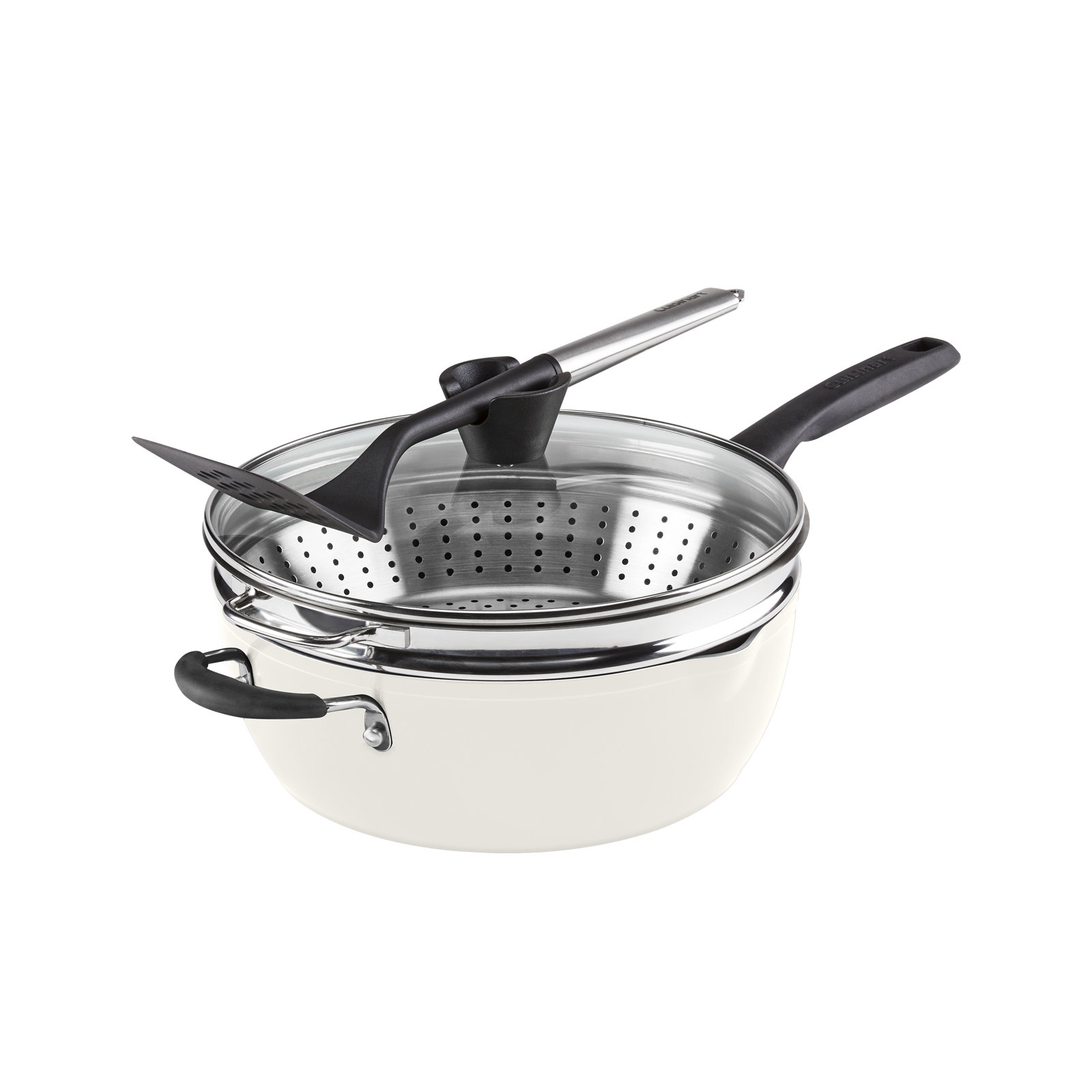 Cuisinart Preferred 4-Piece Pan Set, Coconut Cream