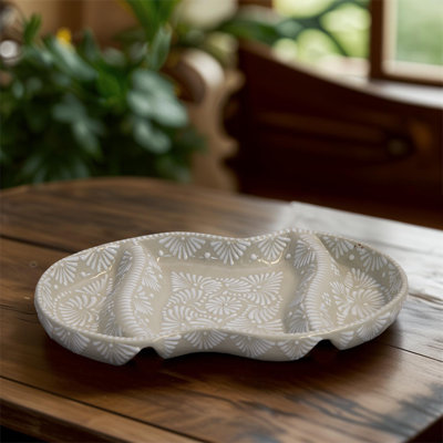 High Quality Talavera Segmented Appetizer Plate