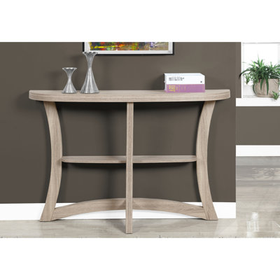 Console étroite taupe: contemporaine pour les espaces de vie Accent taupe: vestibule élégant