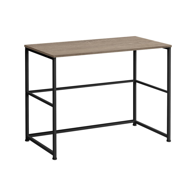 Bureau d'ordinateur, Taupe / Noir