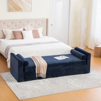 90.55" Wide Modern Bench